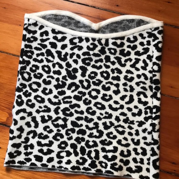 Leopard knit tube top, size XS - Picture 5 of 6